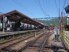 登山電車の終点です。