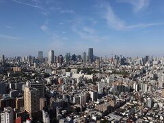 恵比寿ガーデンプレイス38階のTOP　ＯＦ　YEBISU　スカイラウンジからの眺め