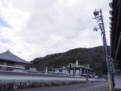 阿波踊り会館の隣にある寺町を、自転車でぐるぐる回ってみます。
沢山のお寺が集まるエリアで、それぞれ独特の形をした本堂が見られました。
といっても壁の外からです。