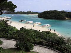 定番の川平湾に寄り