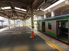 JR東海道線で、熱海駅を出発します。