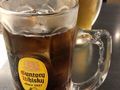 風呂上がりの一杯！
確かチェックイン時にドリンク券がもらえて、それを使った気がします。