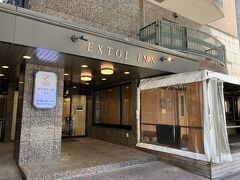 宿はバスターミナルから近い「エクストールイン熊本銀座通」。繁華街にあって熊本城も徒歩圏内。便利な立地だ。