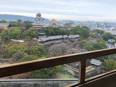 熊本市役所の展望フロアからの眺めです。