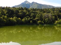この日は滞在中最も天気が良くなった日で，姫沼に写る利尻富士もバッチリでした．