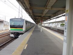久喜駅からさらに２駅、栗橋駅で下車。