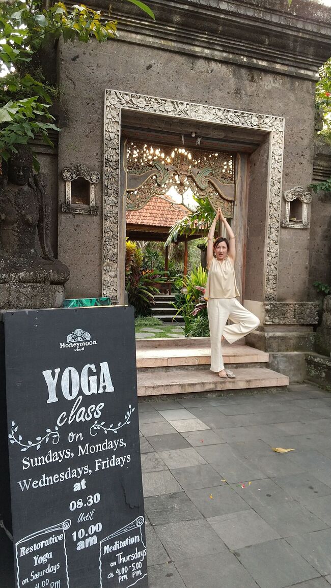 姉はこちらでヨガ教室