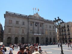 バルセロナ市庁舎の様子