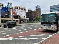 空港連絡バスで「鳥取駅前」に到着☆