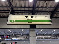 終点の東京に到着しました。

新青森から3時間と少しで東京までやってきました。東北新幹線開業前は、東京(上野)~青森間は特急「はつかり」で12時間かかっていたので、新幹線の速さを改めて感じました・・・