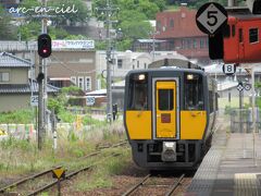 【5月26日（金）1日目】
倉吉駅から、「スーパーまつかぜ」に乗って、米子駅へと向かいます。