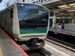 日曜日の午後、ＪＲ埼京線で大宮へ
大宮まで快速で都心から30分少々の旅（通勤列車だが）