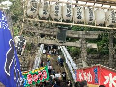 品川神社、お祭りだった。