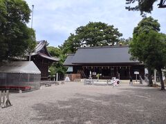 近くの神社。
安久美神戸神明社。