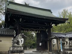 青もみじ公開中の "北野天満宮" に到着！
(続く･･･）