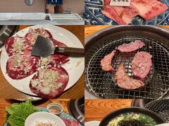 今治の夕食は黒毛和牛の焼肉レストラン「大栄」さんで！もちろん事前にしっかり予約しました！！
「特選ハラミセット」を始め、上ロース、上カルビ、ネギタン、つらみ、と美味しい牛さんを堪能しました。最後は時雨煮の入ったお茶漬けを頂きました。