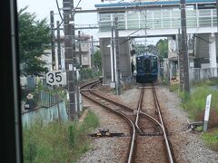 番田駅で最初の列車交換

基本単線の相模線 1つ手前の上溝駅は単式ホームのため列車交換できない
