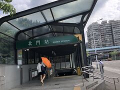 帰りは北門駅から桃園空港へ