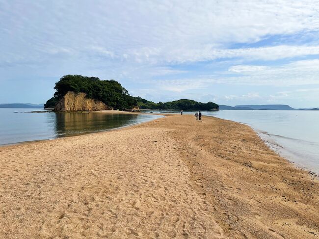 エンジェルロードを一人で渡ります。<br />翌朝相棒を引率したので、願いは叶うかな？