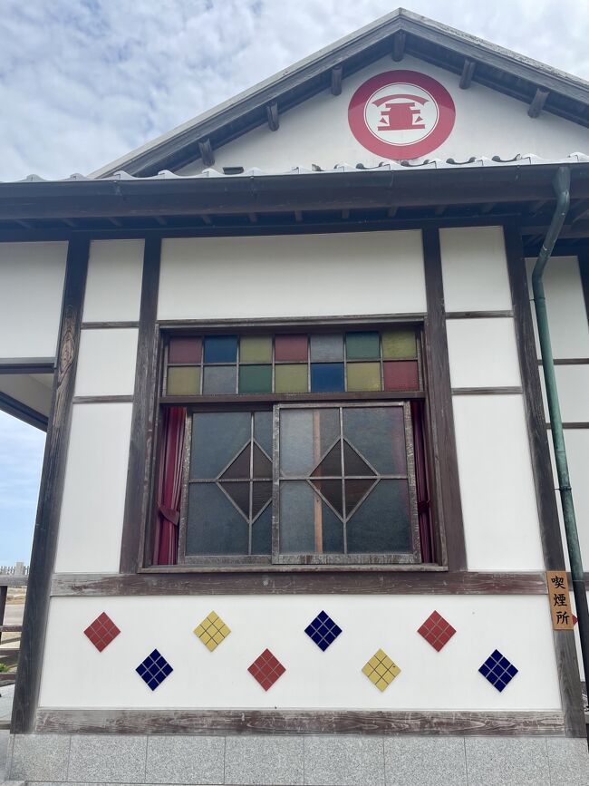 ギャラリー松竹座。こんぴらさんも丸金でしたが、<br />こちらはマルキン醤油の丸金だと思います。