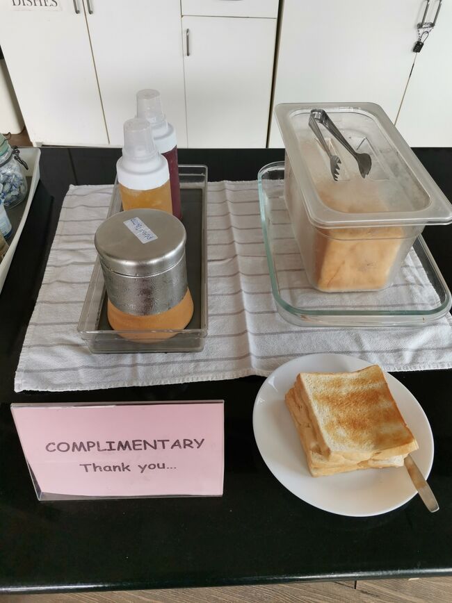 Connect hostel Chiangrai <br />コネクトホステル　チェンライ<br /><br />大好きなピーナッツバターも！<br />久々に食べる。