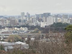 青葉山公園から仙台市街の眺め。