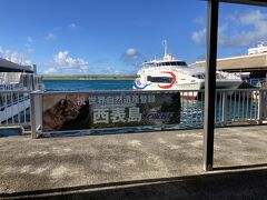 次の日、石垣港から西表島へ。安栄観光の船にしました。