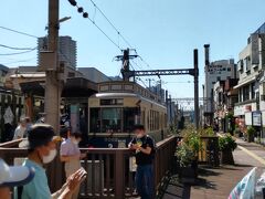 都電　三ノ輪橋駅にて。さくらトラムって言うより、都電って言う方が良い。