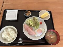 最後の朝食です。