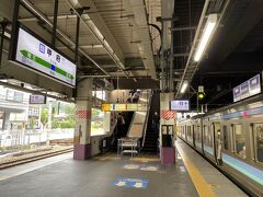 甲府駅で下車。