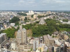 千葉県庁の展望台からの亥鼻城
県庁展望台からは東西南北眺望が楽しめます