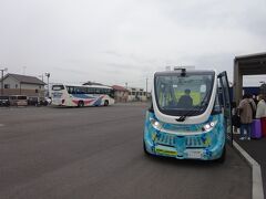 【その３】からのつづき

茨城県境町内を行く、自動運転バスに乗車。
高速バスターミナルに到着した。