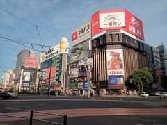 そんで、札幌ですすきのに来たらやっぱりこの景色を見たい。