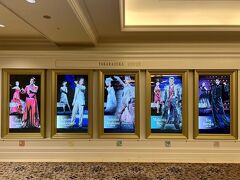 １７：５０

ついでにお隣の宝塚ホテルに寄って、ロビーの５組トップコンビパネルを見てみます。

新しくなったのは雪組と宙組。