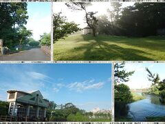 入道樋門公園です。
公園内を自転車を押しながら歩きました。