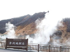 時間がぎちぎちなので
ここまで走り早足できて
ぜはぜはしてます。。
地獄谷！！
硫黄のにおいがすごい！