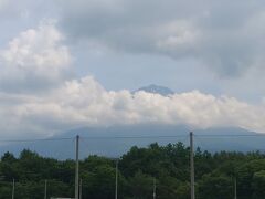 道の駅なるさわから見た富士山