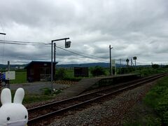 名寄市内をビューンと横切った後にやって来たのはこちら、瑞穂駅です。
この駅も廃止になる予定らしい(・_・;)。

