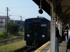 大村駅から列車に乗って佐世保駅に向かいました。