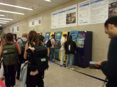 夕方ならアエロポルト駅からメトロでホテルに向かったほうが早そうです。

メトロのカードを購入、2回分くらいをチャージ。