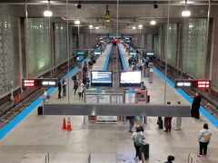 地下鉄のオヘア空港駅