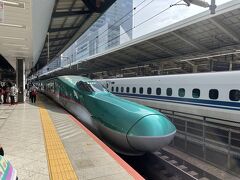 旅の1日目の6月30日（金）は、東京駅7時56分発の盛岡行き東北新幹線『はやぶさ103号』に乗車しました。

当日は週末とはいえ平日、駅構内は通勤・通学、そして出張客で混雑していました。

皆さんお仕事ご苦労様です、申し訳ありませんが私はしばらく自分の旅を楽しんできます…