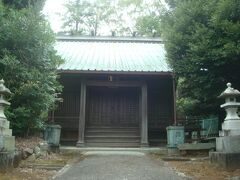 大久保神社は小さな神社でした。滞在時間は3～4分。