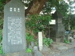 道路の向かいにある畠山重保邸跡へも立ち寄りましたが、警察署前に横断歩道はなく、遠回りする必要がありました。鎌倉市指定有形文化財石造宝篋印塔もありましたが、歴史に詳しくないのでよくわかりませんでした。
