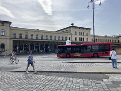 45分ぐらいでアウクスブルク中央駅　到着。