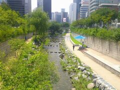 久しぶりに眺める清渓川。

再生されてからは完全に都会のオアシスとして定着しましたね。
