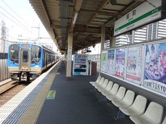 この電車では、終点の仙台駅まで行かないで、１つ手前の長町駅で下車した。