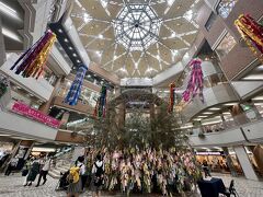 宝塚駅に隣接するショッピングモール、ソリオ宝塚には七夕飾りが☆.。.:*・゜

そう言えば、れいちゃんが終演後のご挨拶で「七夕さまから始まったこの公演・・・」と言っていて、「“七夕さま”って言うんだ！カワイイ～Σ(*ﾟ艸ﾟ)」ってなりました（笑）。