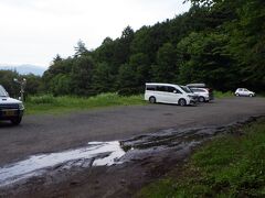 駒ケ根高原スキー場・駐車場の車両も少なくなっていた。