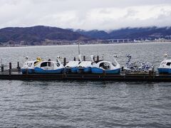 ●諏訪湖＠JR/上諏訪駅界隈

水辺のスワン達は、今日は、出番なさそうだよ…。